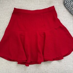 Red Skater Skirt